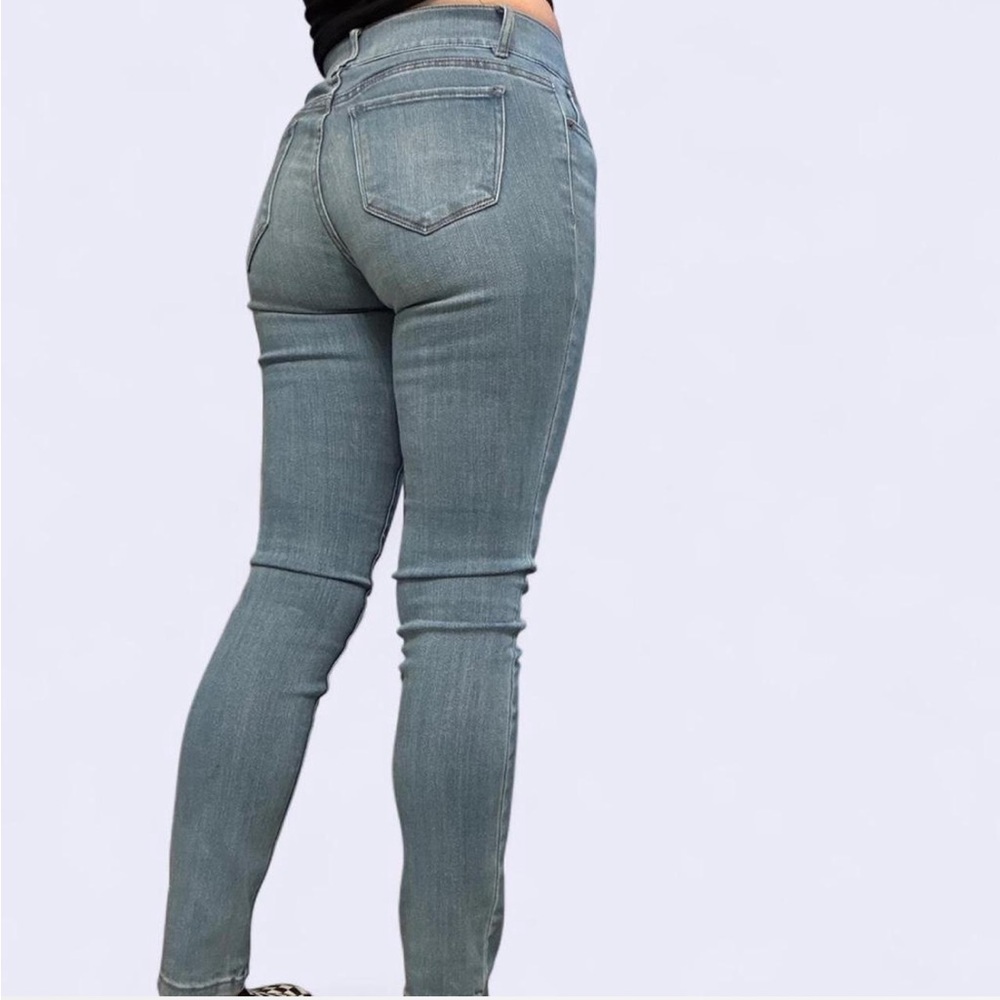 👖 New York & Company Soho High Waist Denim Leggings - Size 4 - Picture 2 of 7